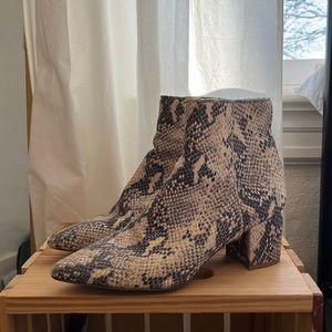 Steve Madden Snakeskin Boots
